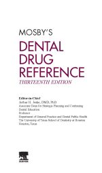 MOSBY'S DENTAL DRUG REFERENCE   2022   (Thirteenth Edition) - Image 4
