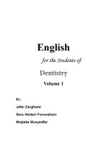 English for the students of Dentistry(volume 1) - Image 2