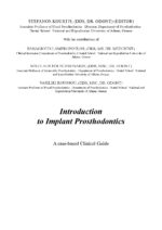 Introduction to Implant Prosthodontics: A case-based Clinical Guide 2022 - Image 2